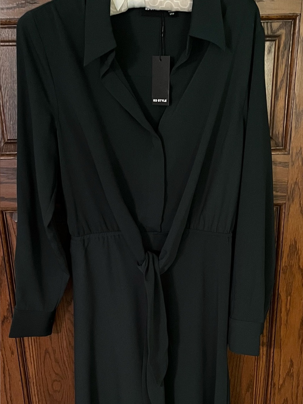 NWT RD Style Cressida Dress Shadow Green Small